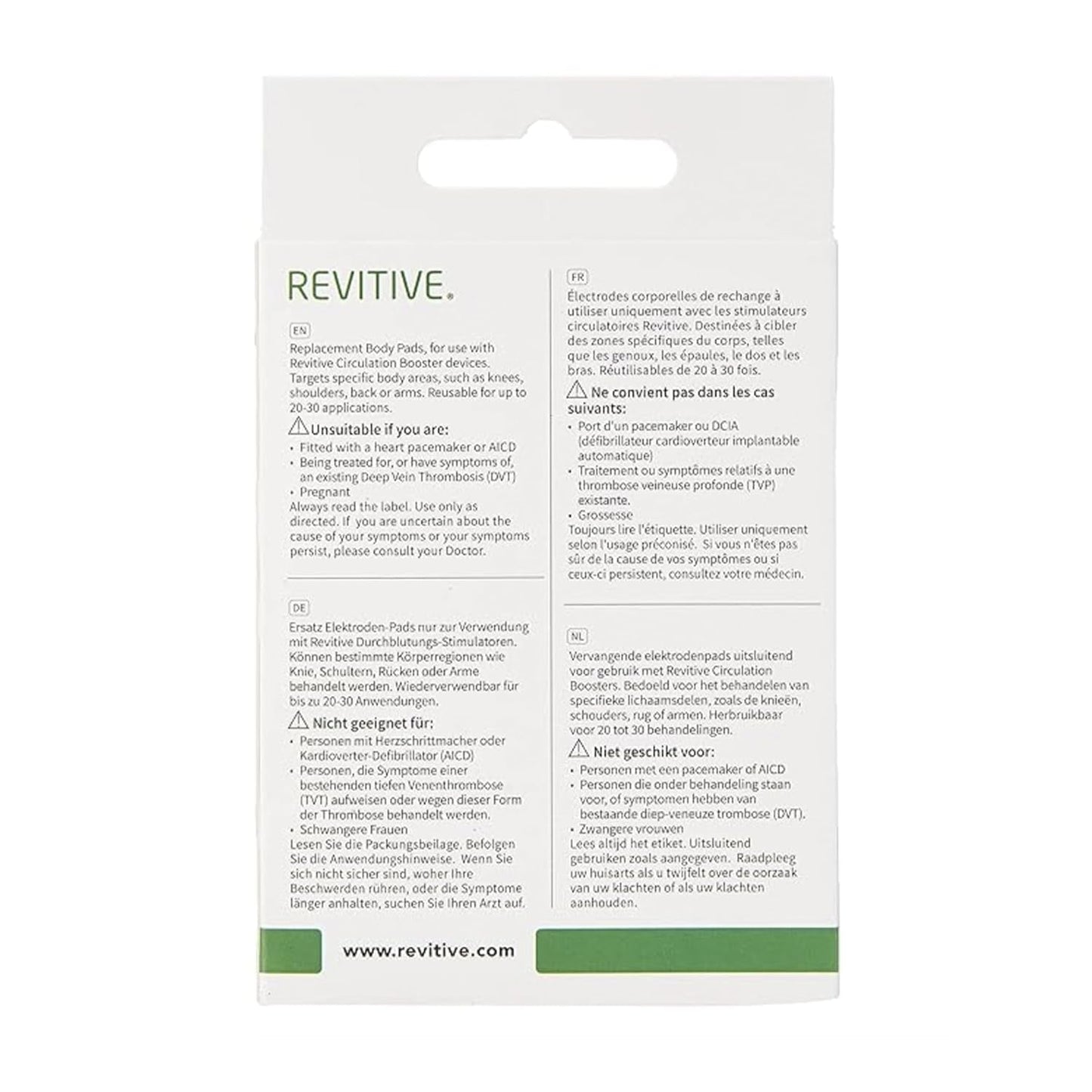 Revitive TENS PADS Bloedcirculatiestimulator