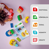 LEGO DUPLO Big Feelings, bouwstapelspel met 23 kleurrijke stenen en 4 figuren, motorisch speelgoed ter bevordering van de sociale en emotionele ontwikkeling van jonge kinderen vanaf 18 maanden 10415 Bouwsets Beuche den LEGO-Store