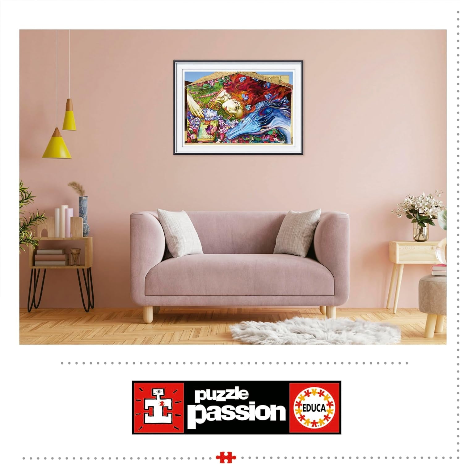Educa - Puzzel van 1000 stukjes voor volwassenen | Sant Jordi, Lily Brick. Afmetingen: 68 X 48 cm. Inclusief Fixpuzzel puzzellijm. 14 jaar lang (19926) Puzzle Naty Shop