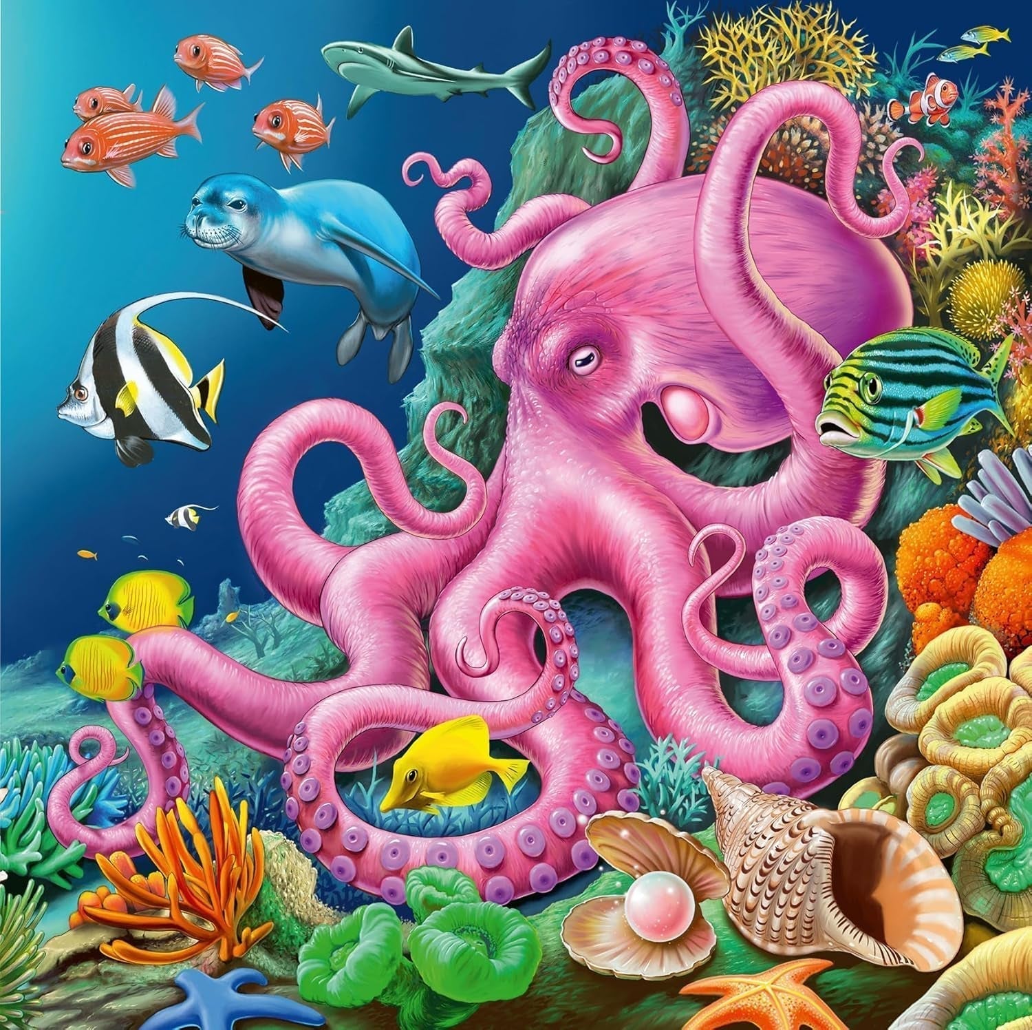 Ravensburger puzzel voor kinderen - 12000859 Betoverende onderwaterwereld - 3X49 puzzelstukjes voor kinderen vanaf 5 jaar Puzzel Naty Shop