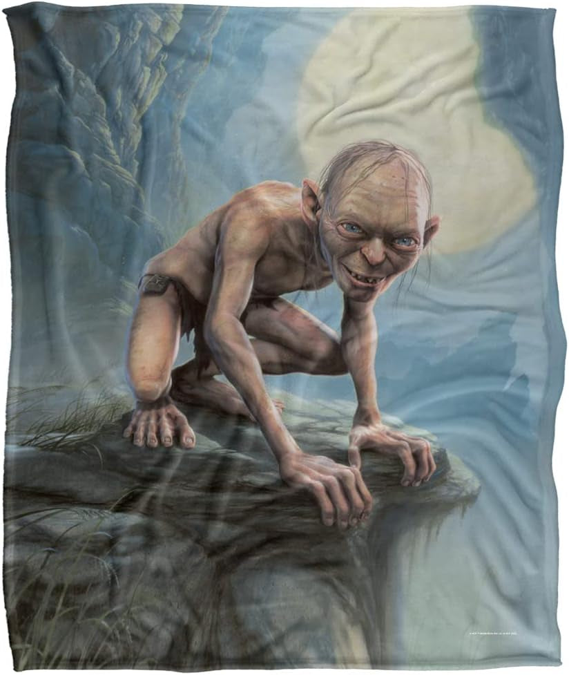 LORD of the RINGS Zijden comfortabele deken, superzacht, 152 x 127 cm bedden en dekbedden LOGOVISION