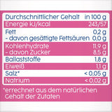 Knijpbare zakjes fruit, framboos, appel, banaan en spelt - 16 stuks (pak van 4, elk 4 x 90 g), zonder toegevoegde suiker, gemaakt van zacht fruit en gezonde granen, ideaal voor afhaalsnacks en zelfconsumptie