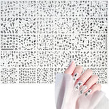 3D Nagelsticker Aurora 30 Blatt Gold Nail Art Sticker Selbstklebend Nagelaufkleber Holografisches Stern Herz Decoratie Nageldesign Zubehör