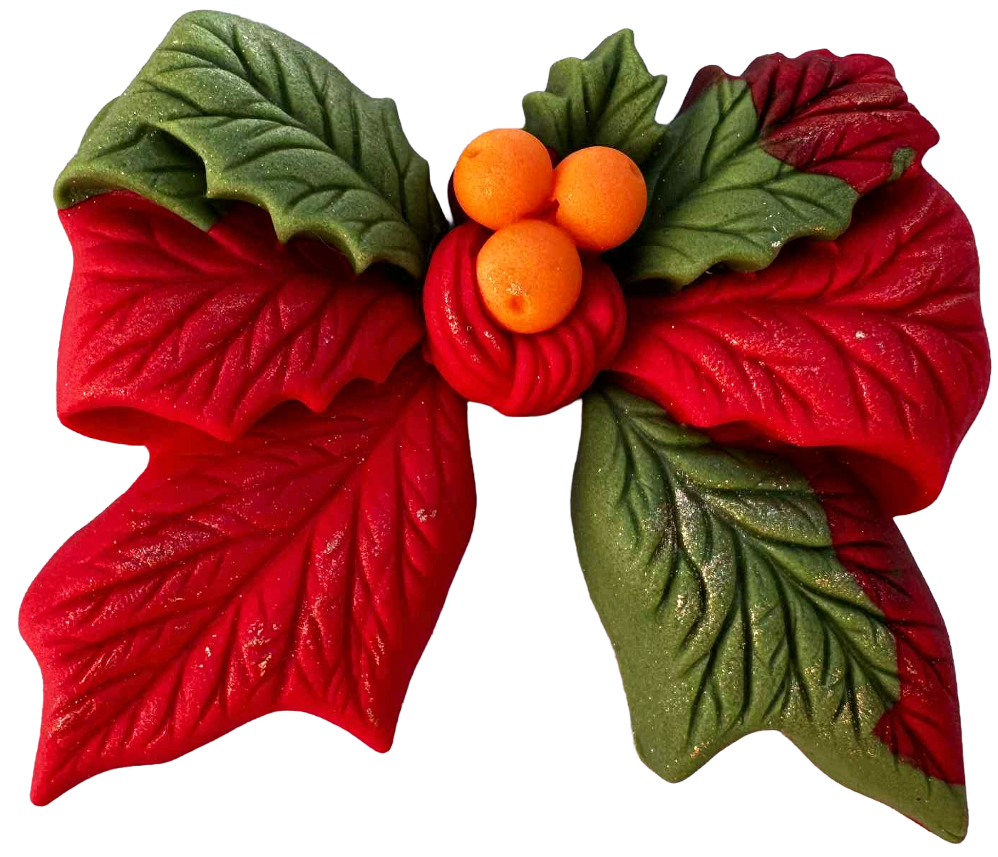 Eetbare decoratie Kerstbloem - Zoet, feestelijk, ideaal voor kerstdecoratie