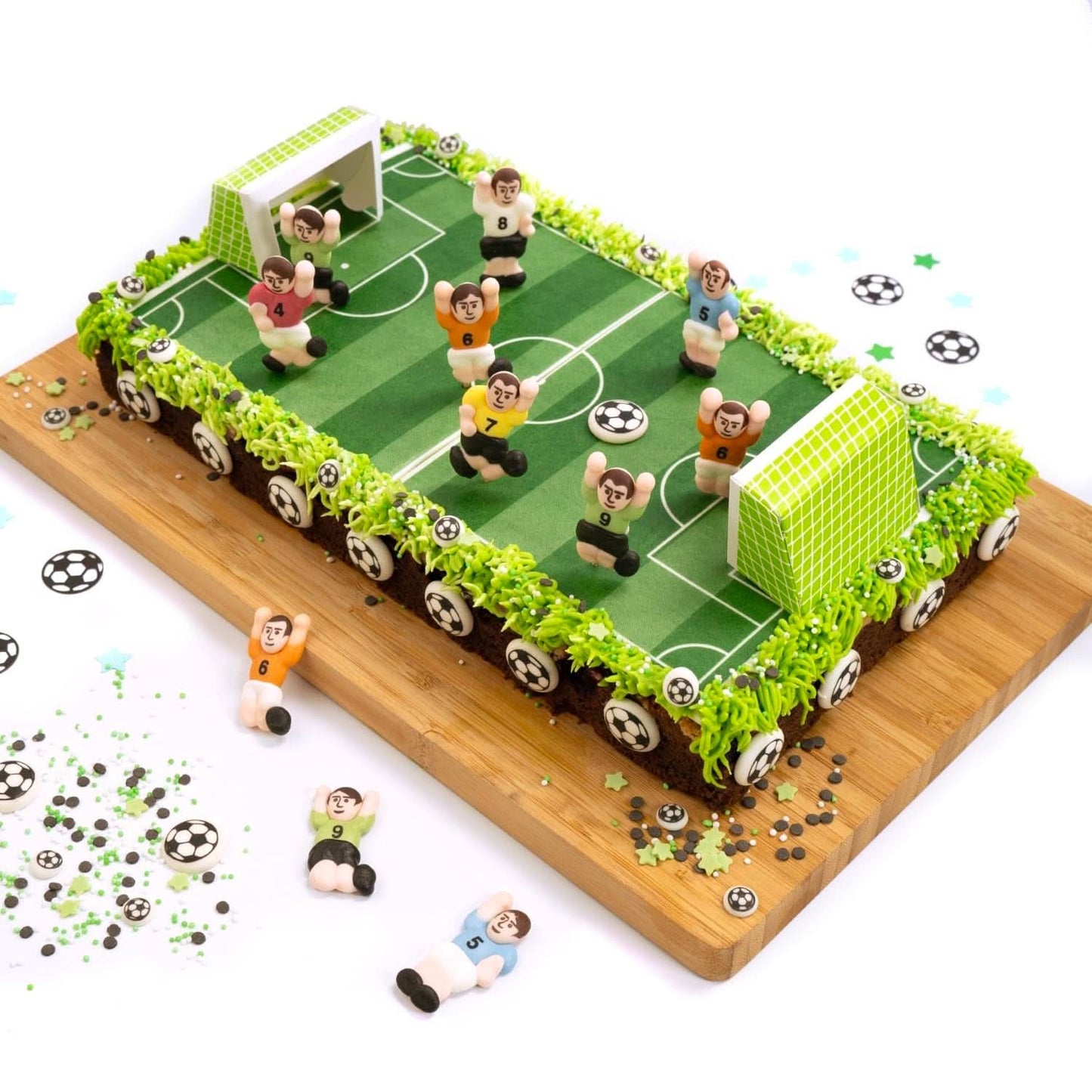 Günthart Backdecor 12 Suikervoetballers en voetballen, 21 gram Naty Shop