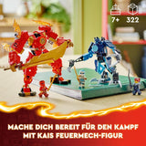 LEGO NINJAGO Kai's brandweermecha-actiefiguur voor kinderen met aanpasbare rode mecha-figuur Ninja-set 4 figuren inclusief Kai en Zane Cadeau voor 7-jarige jongens en meisjes 71808 Bouwsets Beuche in LEGO-Store
