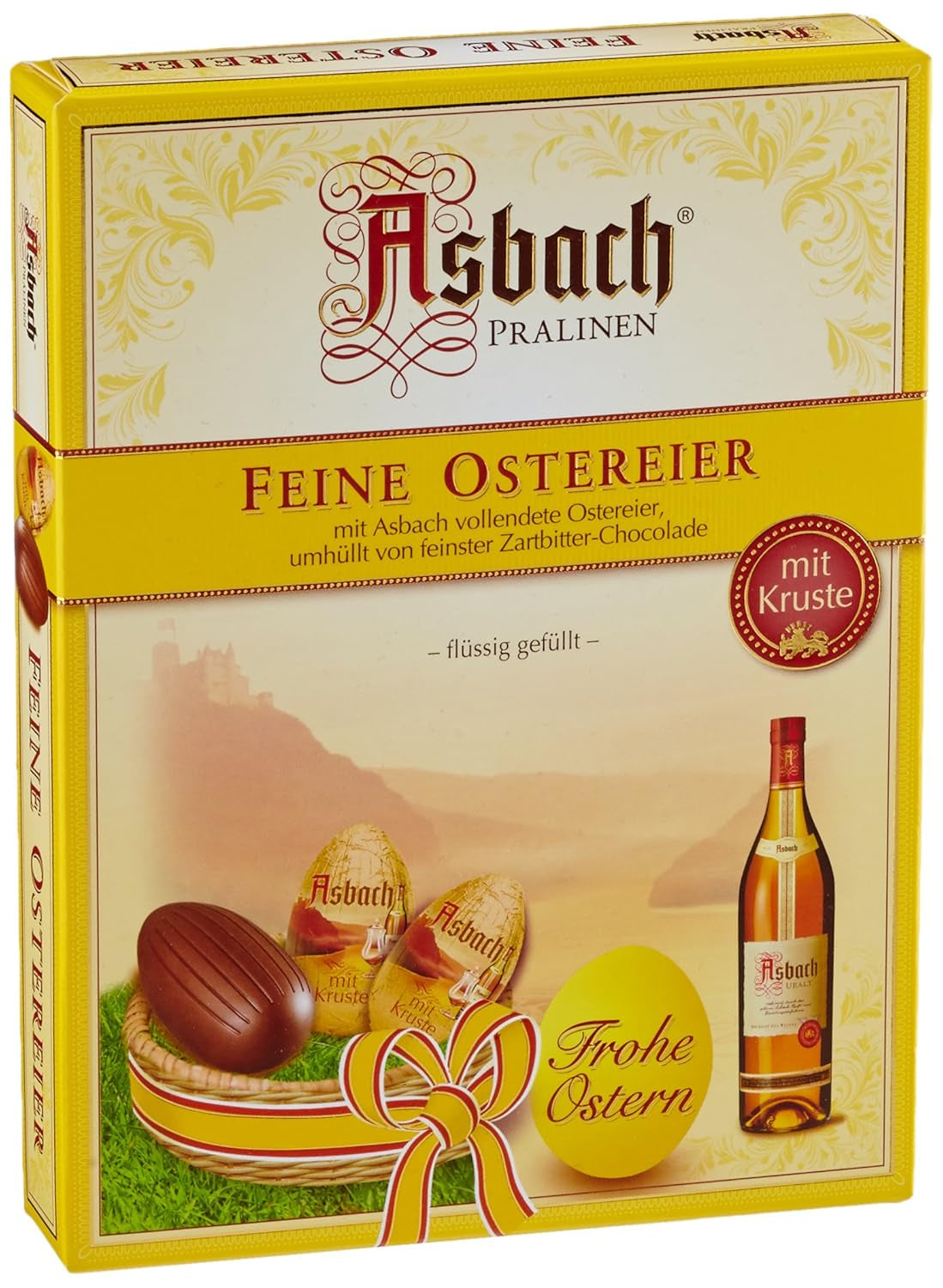 Asbach Chocolade-eieren met Korst 150g, 2 stuks (2 x 150g)