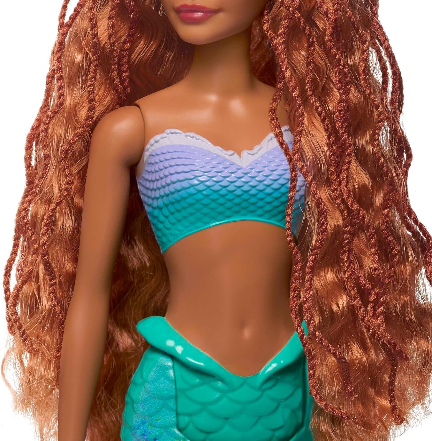 Mattel Disney Ariel - De kleine zeemeerminpop, geïnspireerd door de kleine zeemeerminfilm, zeemeerminspeelgoed, positioneerbaar, Disney-cadeaus, speelgoed voor kinderen vanaf 3 jaar, HLX08