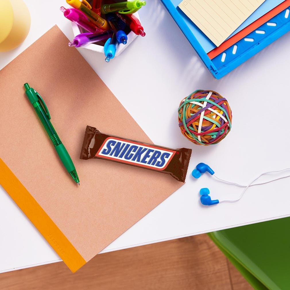 Snickers Chocoladereep Pinda Karamel 5 Reep | Snackvoetbal | (1x5x50g)