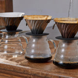 Metalen koffiedruppelaar V60