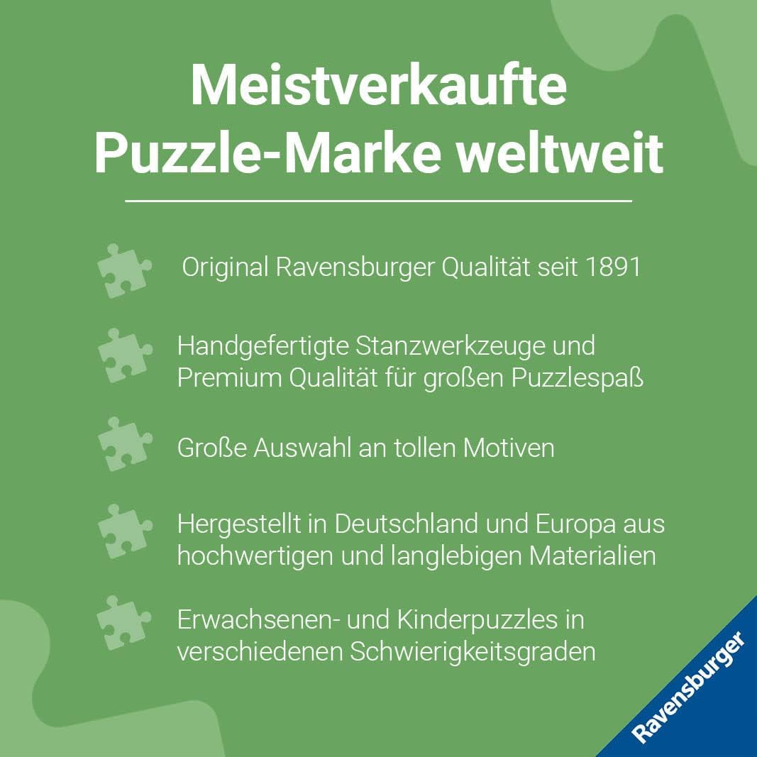 Ravensburger kinderpuzzel - 12722 Grote, wijde wereld - Wereldkaartpuzzel voor kinderen vanaf 8 jaar, met 200 stukjes in XXL-formaat Puzzel Naty Shop