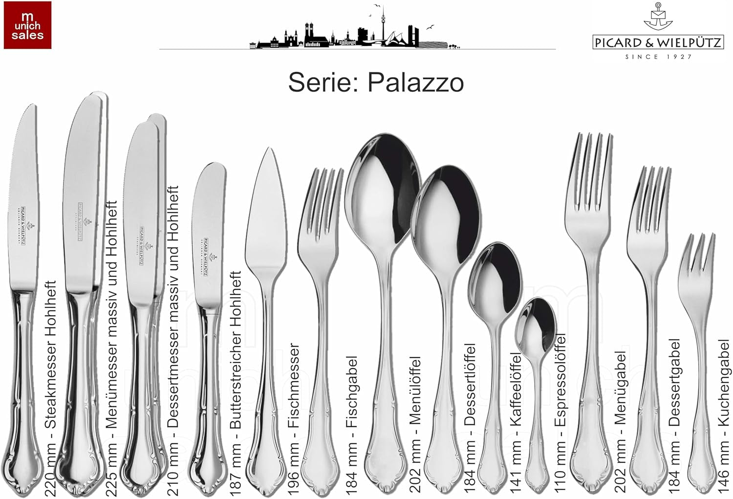 Palazzo bestekset massief 30-delig Keuken Naty Shop