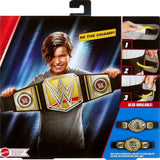 Mattel Mattel WWE Championship Belt, onbetwist WWE Universal Championship rollenspel en kostuum, ca. 100 cm lange kunstleren riem met unieke pasvorm, HYJ35 actiefiguren Naty Shop