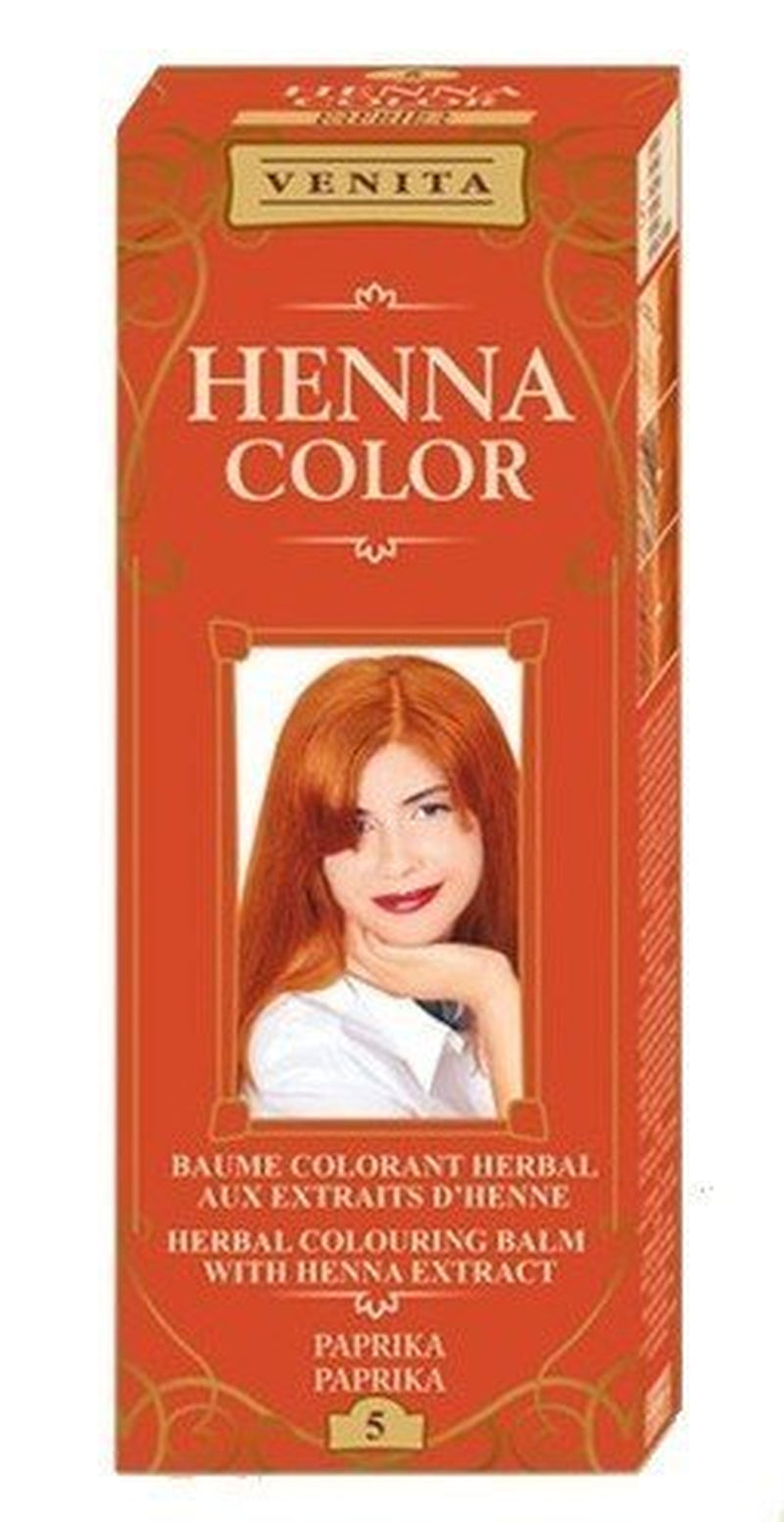Henna Color 111 Natuurlijk blond haarconditioner Haarkleur Natuurlijk haarkleuringseffect Henna Eco-haarverf Naty Shop Paprika 1 stuk (pak van 1)