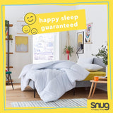 Just Right Snug dekbed, 10,5 tog, holle vezel, wit, tweepersoonsbed Dekbedden en dekbedden Naty Shop