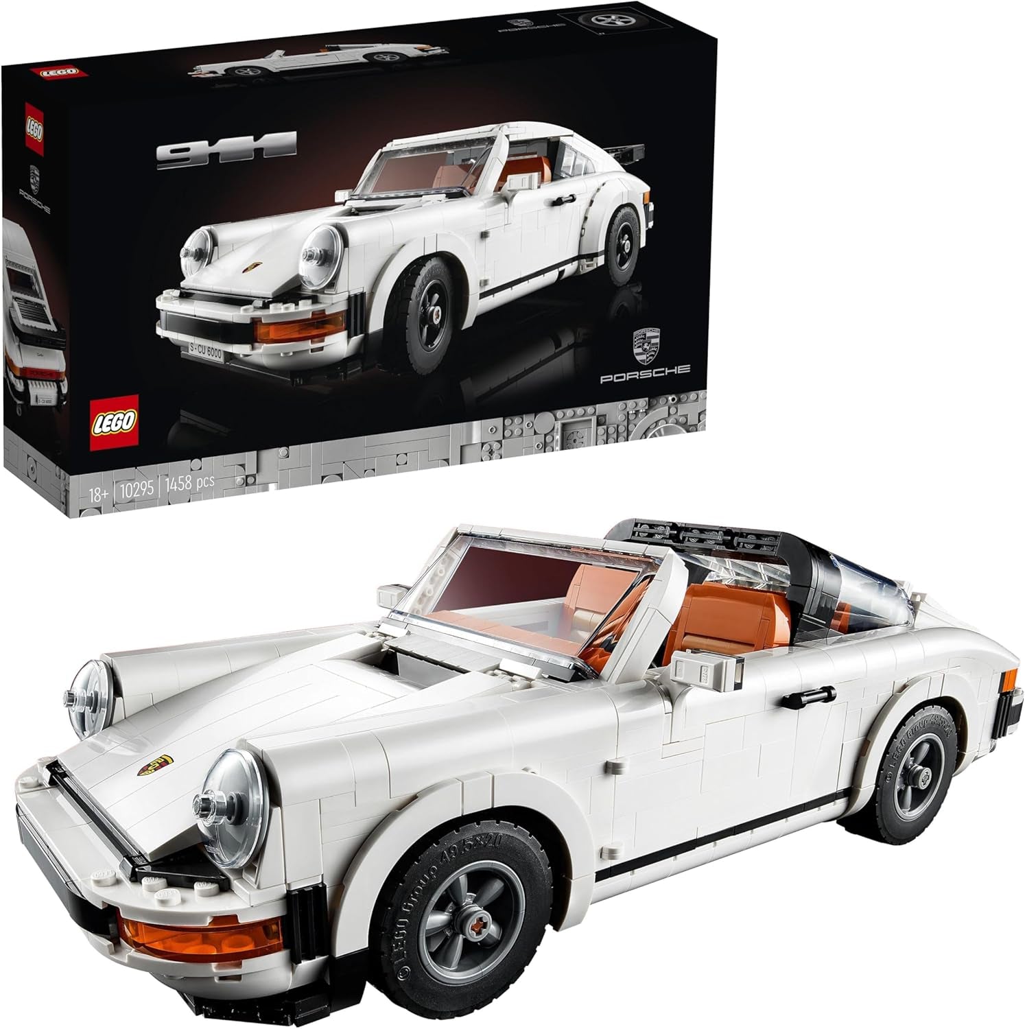 LEGO Icons Porsche 911 automodel voor volwassenen, raceautomodel om te verzamelen 10295 bouwsets Bekijk de LEGO-Store Single