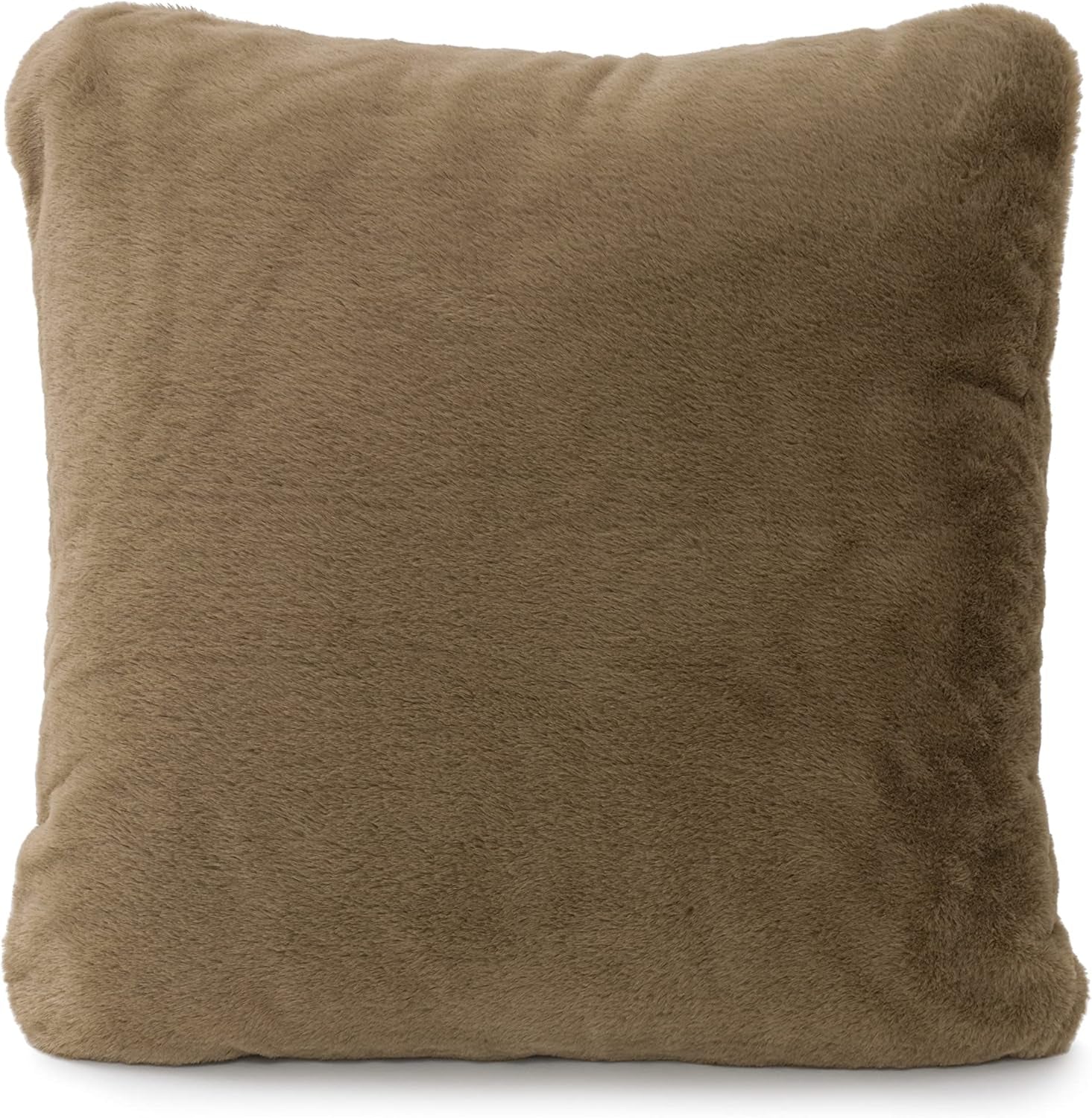 Gözze - Comfortabele kussensloop, Merino Feeling, 50X50 Cm - Donkergroen Bedden en dekens Besuche den Gözze-Store Taupe