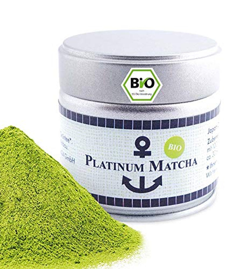 Premium biologische matcha uit Japan, ceremoniële kwaliteit, vrij van pesticiden, extra fijn poeder in doos van 30 g, intense en delicate smaak van groene thee, geschikt voor latte, smoothie, ceremoniële kwaliteit
