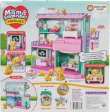 Little Live Pets Mama Surprise Families Baby Clinic-speelset, inclusief 3 retriever-pups, magische, dubbelzijdige speelset (27,8 cm breed, 23,8 cm hoog). Voeden, baden en spelen, cadeau voor kinderen Actiefiguren Naty Shop