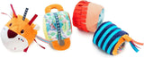 Lilliputiens - Jack Velcro geluidsrol - Kleurrijk activiteitenspeelgoed voor baby's met verschillende geluiden en afneembare rammelaars - Bevordert het luisteren en de motoriek - Vanaf 6 maanden - 83064 Jucarii Bebe Naty Shop Standaard titel