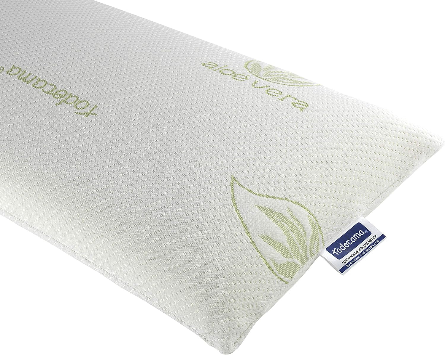 Todocama Todolit visco-elastisch aloë vera plus kussen, groen, 2 stuks, 75 cm Naty Shop standaard kussens