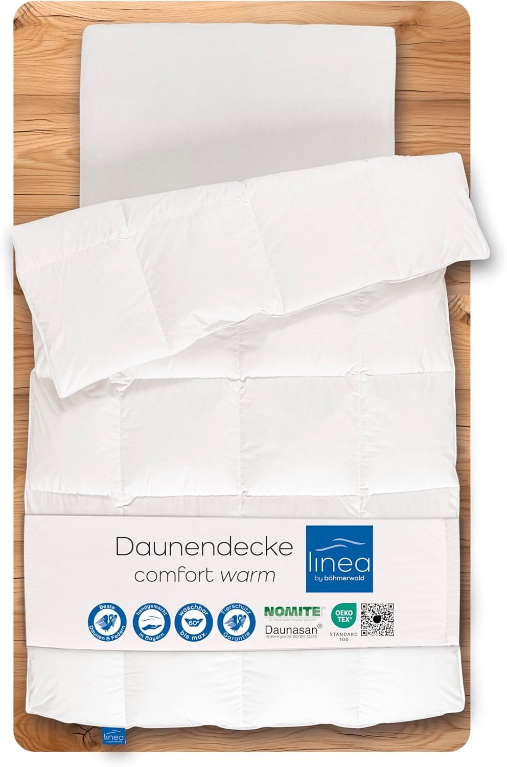 Comfortdekbed, (90 dons / 10 veren), wit, 135 X 200 Cm Naty Shop dekbedden en dekbedden 200 X 200 Cm