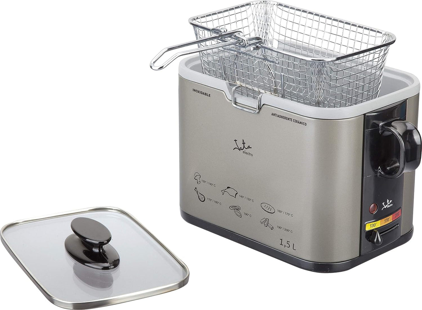 Tamaño FR326E - Friteuse, 1000 Watt, 1,3 Liter Naty Shop Appliances