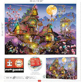 Educa - Puzzel 500 stukjes voor volwassenen | sprookjeshuis, puzzel van 500 stukjes voor volwassenen en kinderen vanaf 11 jaar, fantasie, sprookjes, feeën (19554) Puzzel Naty Shop