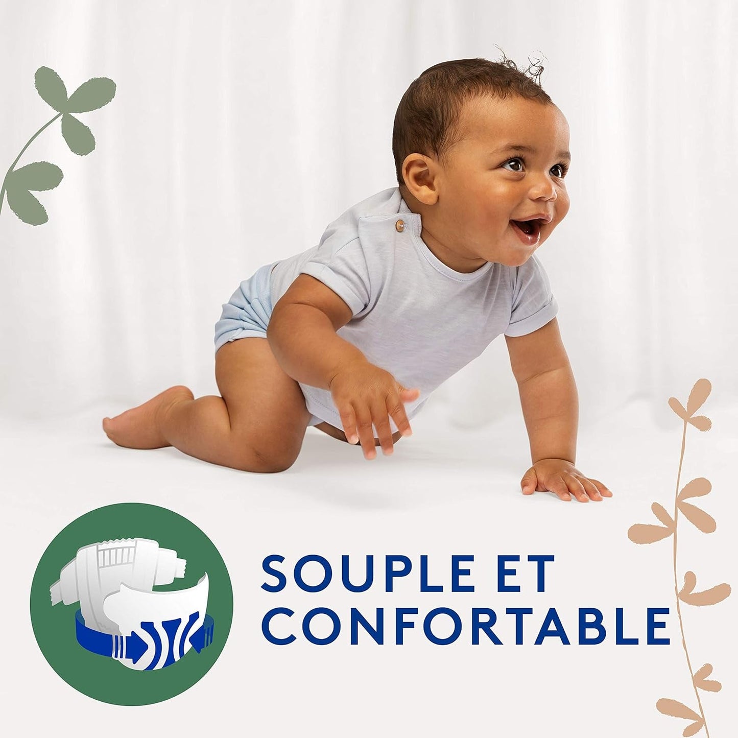 Douceur Naturelle – Luiers maat 3 (5-9 kg) 1 maandverpakking – 172 luiers