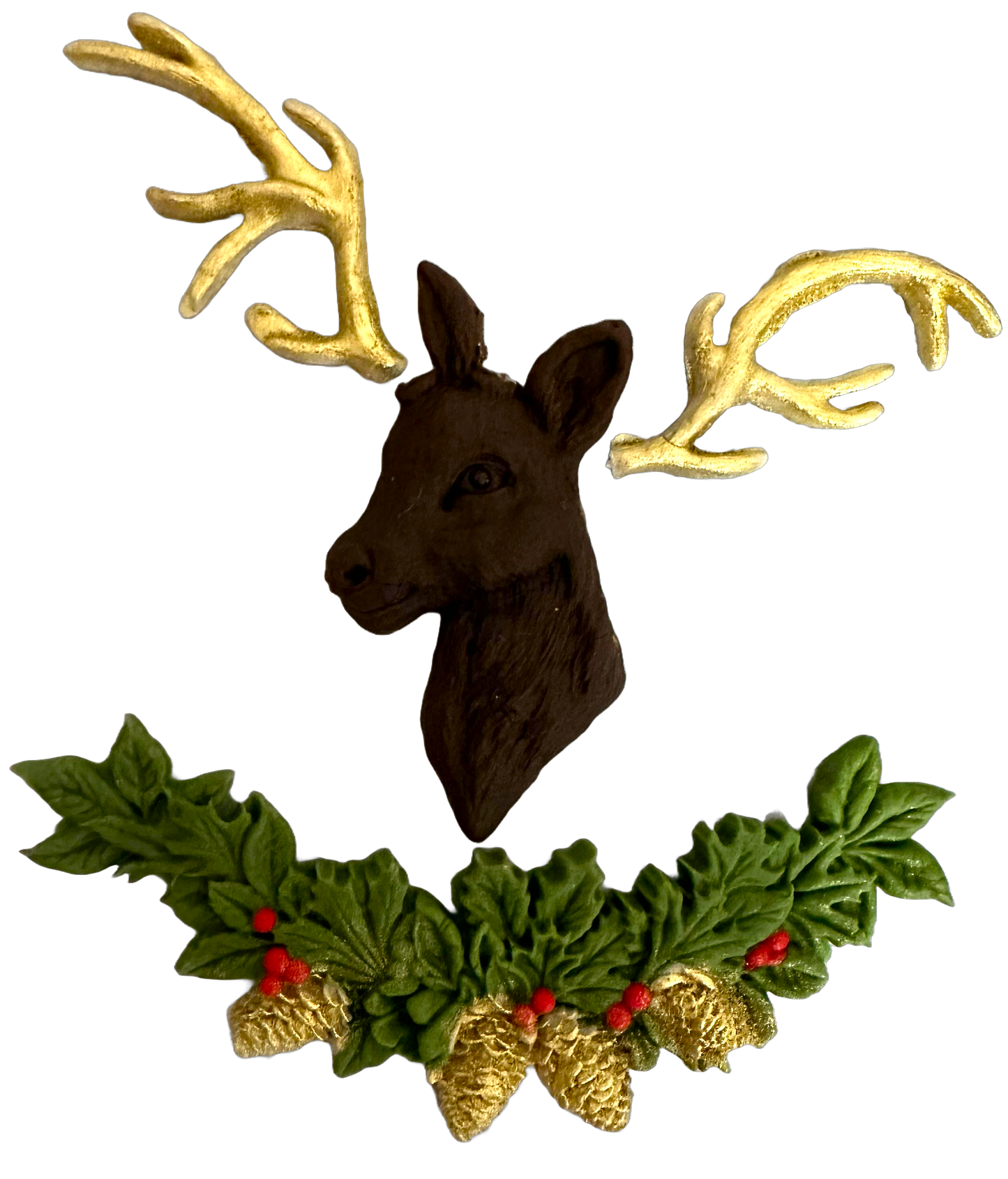 Set van 4 eetbare suikerdecoraties, Cerb Sugar Paste Decorations Nati Shop