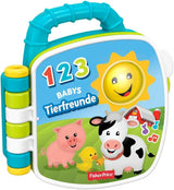 Fisher-Price Muzikale Dierenvriendenliedjesboek | Babyspeelgoed vanaf 6 maanden, 1 jaar voor meisjes en jongens | Kinderspeelgoed | Muziekboek met geluiden en lichteffecten | Educatief speelgoed (Duits), GFP29 Jucarii Bebe Naty Shop Duitsland Multi