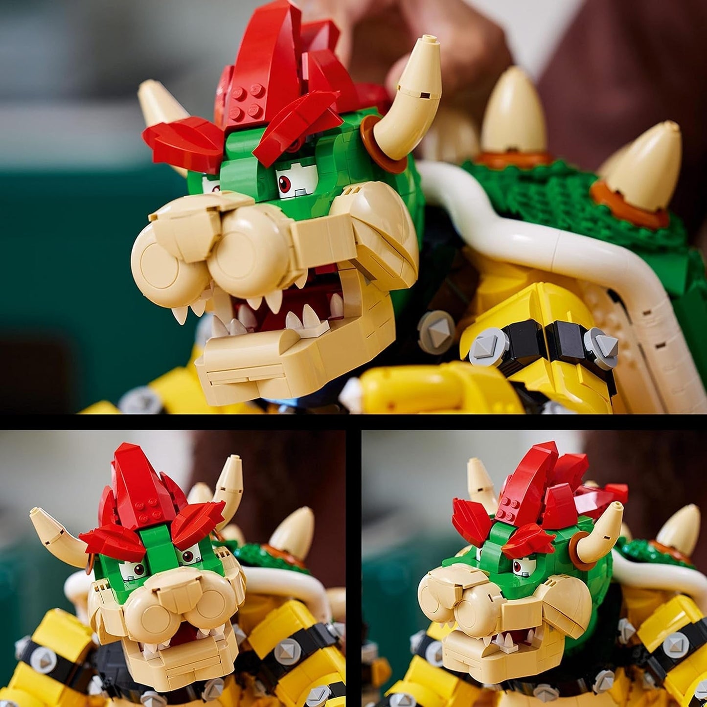 LEGO Super Mario The Mighty Bowser 3D-modelset Grote actiefigurenset om te verzamelen, inclusief duelplatform Cadeau-idee voor fans om neer te zetten als kamerdecoratie 71411 Bouwsets Bestel in LEGO-Store