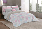 Fantasy T-Fa-Hypnotic-1P Winterquilt, Microvezel, Hypnotic, 170X260Cm Quilts en quilts Naty Shop Bruin/crème 170X260 Cm