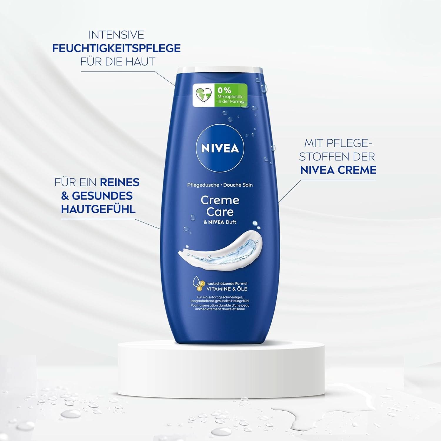 NIVEA Creme Care, douchegel met vitamines en essentiële oliën, 250 ml Douche en bad Naty Shop