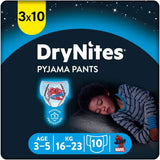 HUGGIES Drynites nachtluiers, voor jongens 4-7 jaar (17-30 kg), 30 stuks Naty Shop 30 stuks 3 - 5 jaar (16 - 23 Kg)