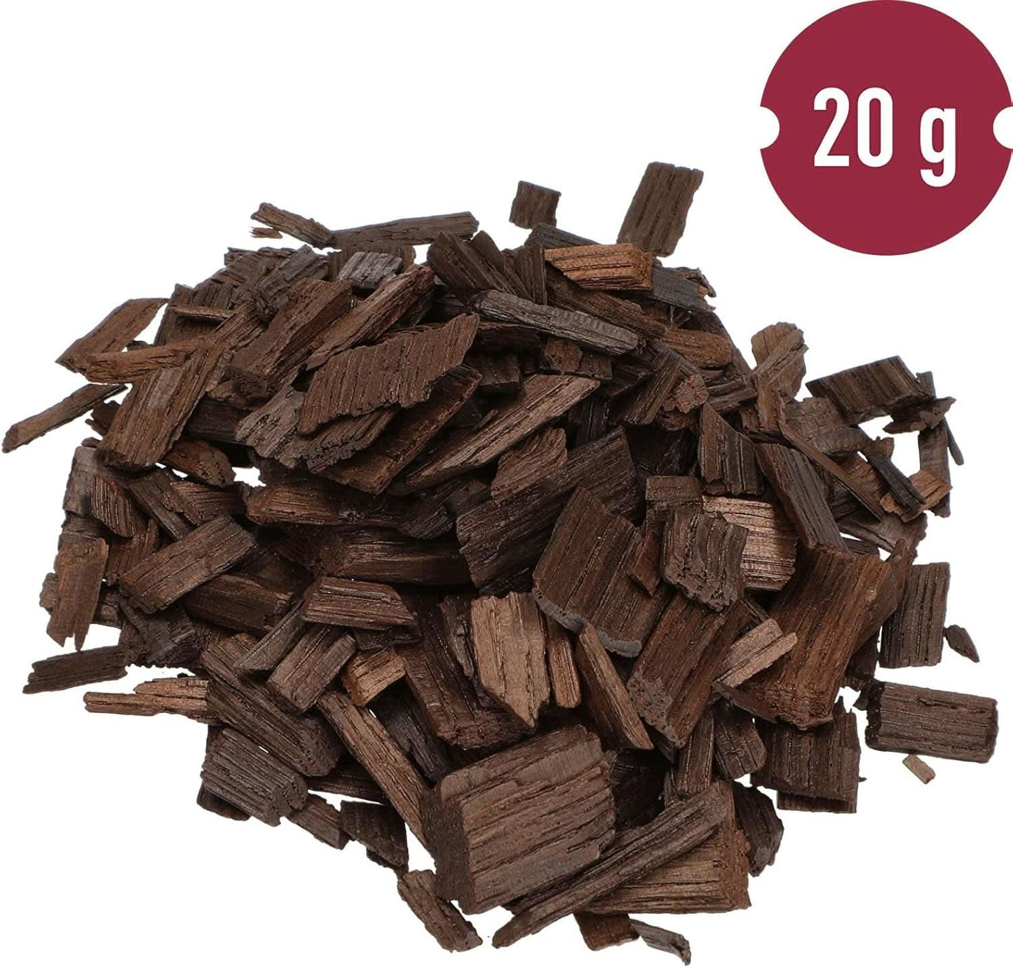 Browin Strong Roasted Oak Chips 20g - vlokken, fijne eikenhouten stokjes voor het op smaak brengen van alcohol, bruin Aroma's Naty Shop
