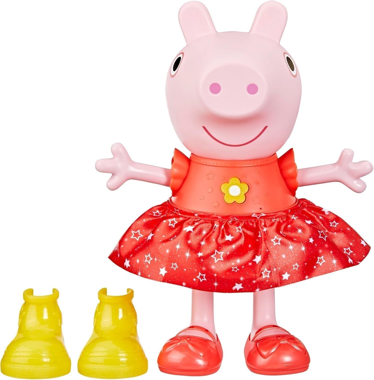 Peppa Pig Peppa'S Mud Puddle Party Doll - Duitse versie, roze of roze Naty Shop-poppen