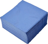 SER4230239 Servet 40 X 40, 2-laags, 1/4-vouw, 100 servetten, 2-laags, gladde rand, blauw