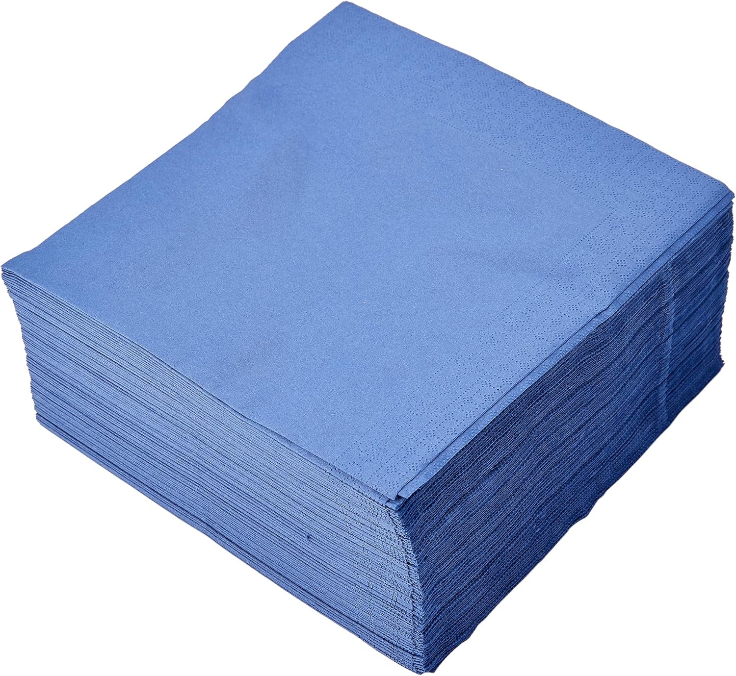 SER4230239 Servet 40 X 40, 2-laags, 1/4-vouw, 100 servetten, 2-laags, gladde rand, blauw