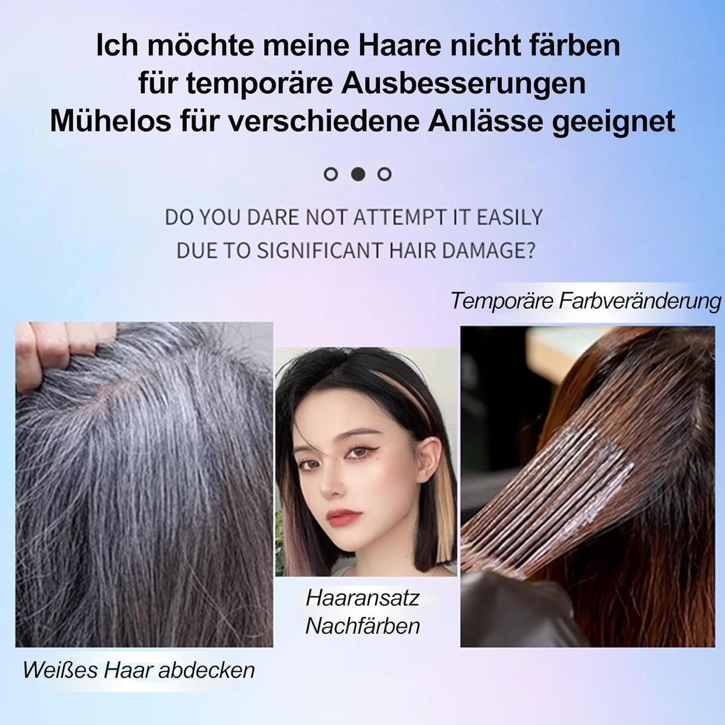Haarlak Kleur - 30ml Tijdelijke Groene Haarkleur Spray, Natuurlijke Haarverf Tijdelijke Haarkleur Spray, Wasbare Haarverf voor Feest Cosplay Halloween (Groen) Naty Shop Haarverf