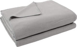 Zoeppritz deken in kleur: Rood, Gemaakt van 65% Polyester, 35% Viscose, Afmeting: 160X200 Cm, 103291-235-160X200 Zoeppritz Bedden en Dekbedden Sinds 1828 920 Lichtgrijs Mel. 220X240 Cm