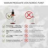Haarbehandeling met basilicumextract van Nordic Pure | Voor de verzorging van dun, droog en kwetsbaar haar | Kan haaruitval voorkomen 100ml Naty Shop haarverzorging