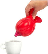 Alessi suikerdispenser "GINO ZUCCHINO" in thermoplastische hars, rood