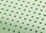 Orthopedisch neksteunkussen - Biologische Aloë - Aloë Vera Visco-elastisch kussen 14 cm hoogte 100% katoenen hoes Visco kussen - Memory Foam Kussen - Gemaakt in Italië Naty Shop Standaardkussens