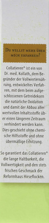 Hirse-Flocken Bio, 6Er-pakket (6 X 400 G) Granen Naty Shop