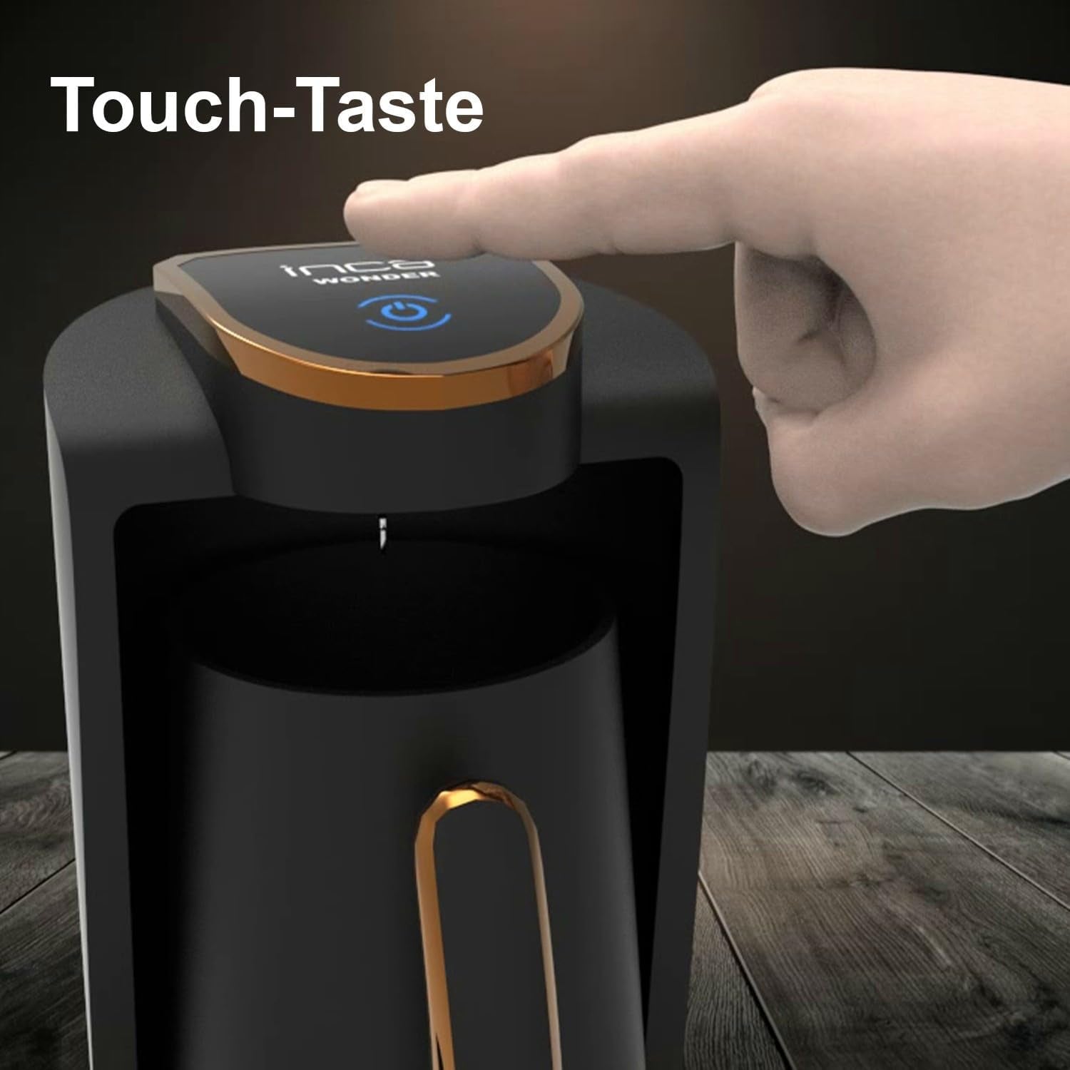 Turkse koffiezaak Inca | Türk Kahve-machines | 250 ml (1-4 kopjes) | 400W | IKM-01 | Bescherming tegen morsen en koken zonder water | Roestvrijstalen verwarmingsplaat | Automatische uitschakeling | Voor een perfecte Turkse koffie