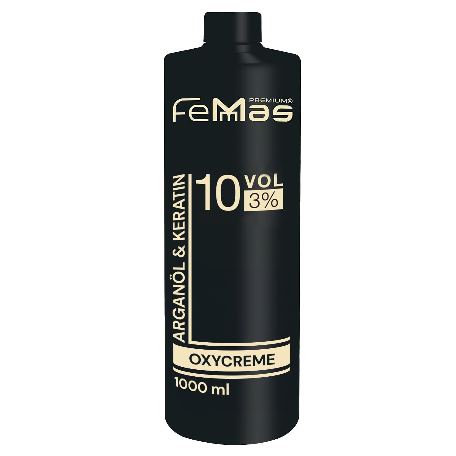 FemMas Oxycreme in 6% 1000 ml I Oxidatiemiddel voor het kleuren en verven van haar I Gemakkelijk aan te brengen en optimale fixatie I Ontwikkelaar voor uniforme resultaten van salonkwaliteit I Haarkleuringsontwikkelaar Haarverf Naty Shop 3 1 liter (1 pakje)