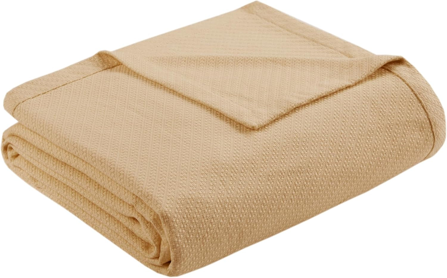 Madison Park Luxe vloeibaar katoen Hoge kwaliteit Zacht Comfortabel 100% ringgesponnen katoenen deken voor bedbank of bank Blush Full/Queen dekbedden en dekbedden Naty Shop Linnengoed Twin
