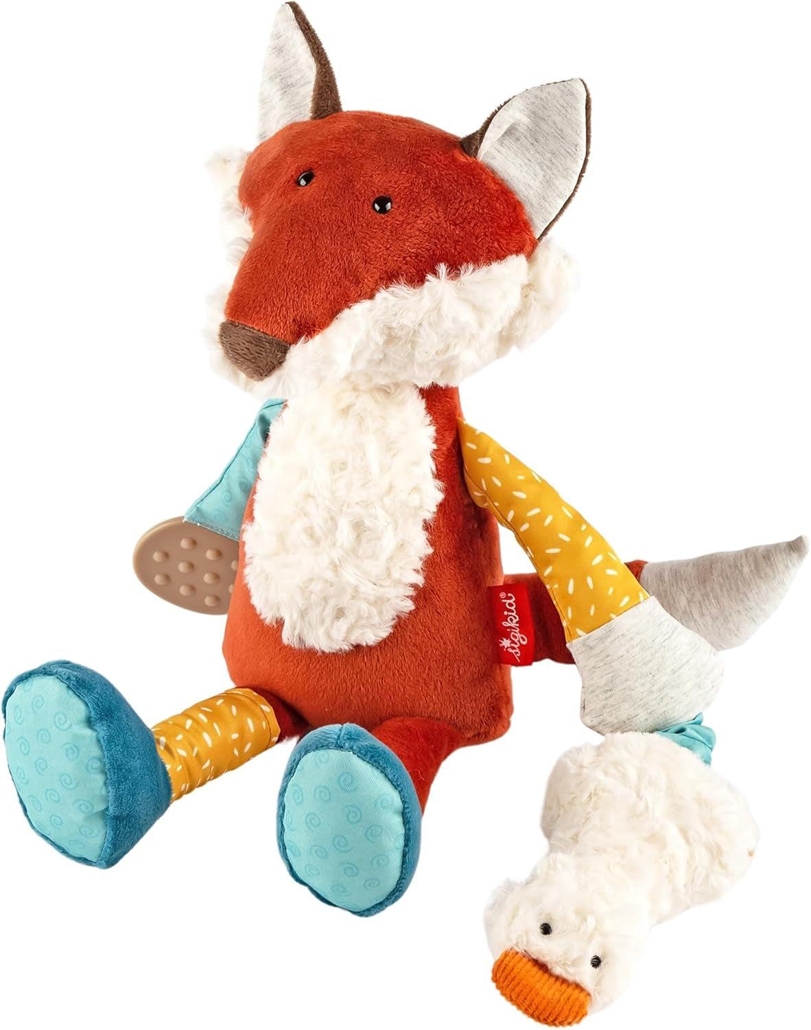 SIGIKID 40104 Actieve vis Baby Activity PlayQ Speelgoed voor kinderen meisjes en jongens aanbevolen vanaf 3 maanden veelkleurig Bebe Toys Naty Shop Blauw/Geel/Rood/Rood