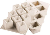 Silikomart, Vorm voor Tartufo-siliconencakes, 8 enkele poorten, Ø 62 H 52 mm Keuken Naty Shop Mozaïeko